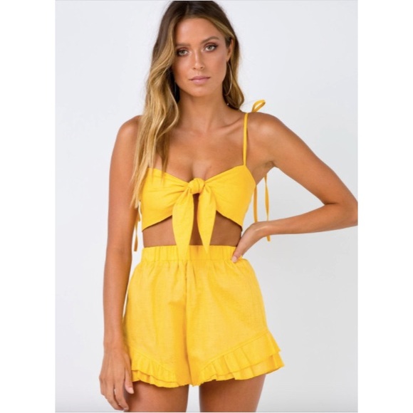 Princess Polly Tops - Princess Polly Graceful Blessings Bandeau Crop Top